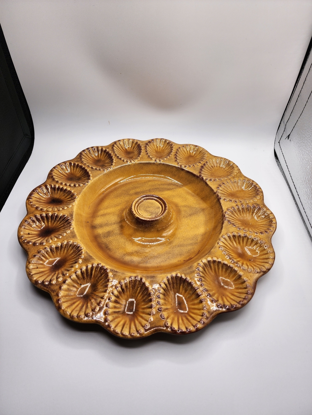 California Pottery Deviled Egg Snack Tray